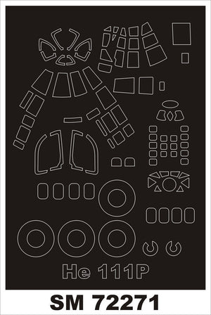 Montex SM72271 He-111P AIRFIX 1/72