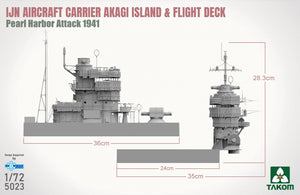 Takom 5023 IJN Aircraft Carrier Akagi - Island And Flight Deck, Pearl Harbor Attack 1941 1/72 – Bild 5