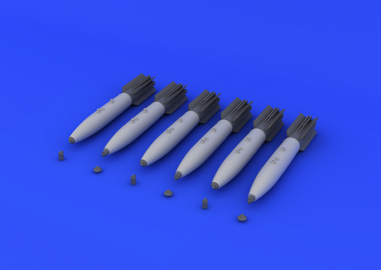 Eduard 648128 Mk.82 bombs w/ airbrake early 1/48