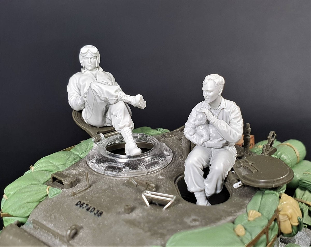 Panzer Art FI35-150 Easy rider Sherman tank crew 1/35 – Bild 2