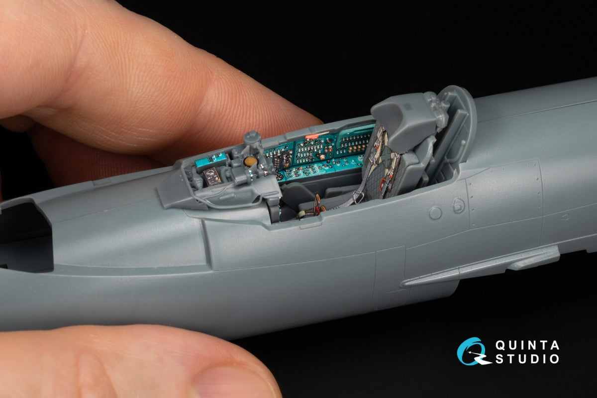 Quinta Studio QD+48576 MiG-21SM Fishbed-J 3D-Printed &amp;amp; coloured Interior on decal paper (Eduard) (with 3D-printed resin parts) 1/48 – Bild 14