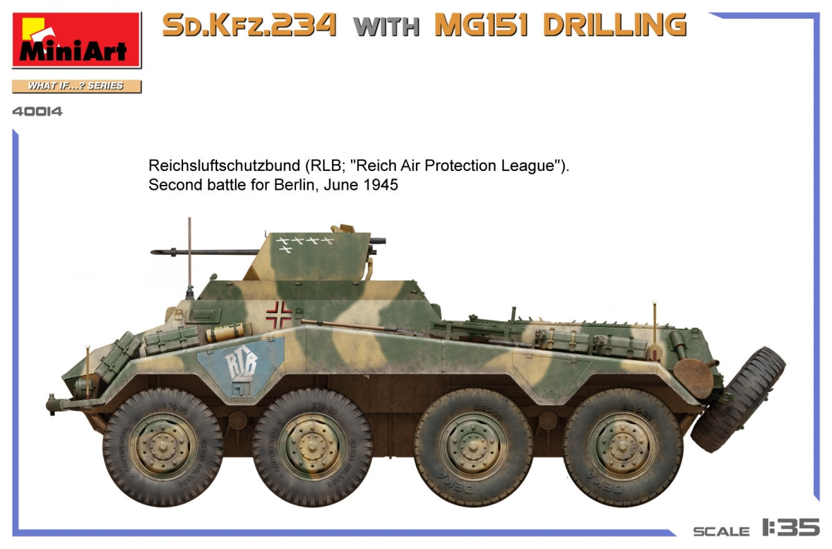 MiniArt 40014 Sd.Kfz.234 WITH MG151 DRILLING 1/35 – Bild 6