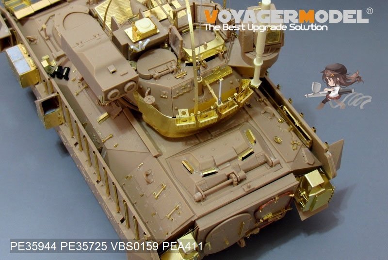 Voyager Model PE35944 Modern US Army M3A3 BRADLEY CFV Basic For KINETIC K61014/ OROCHI IM001 IM002 1/35 – immagine 12