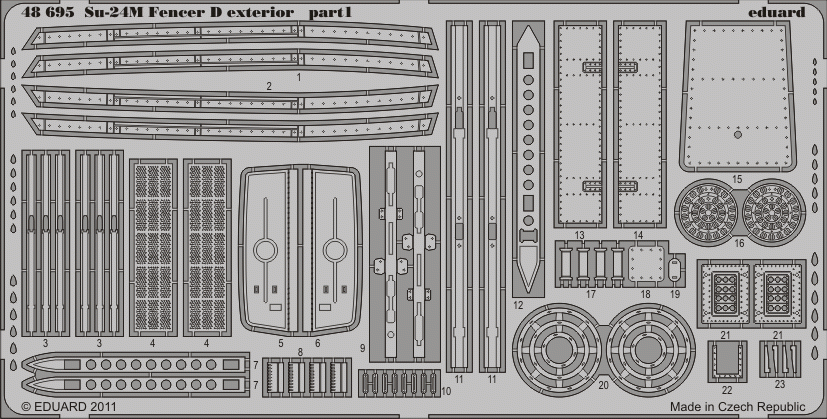 Eduard 48695 Su-24M Fencer D exterior 1/48 Trumpeter – Bild 2