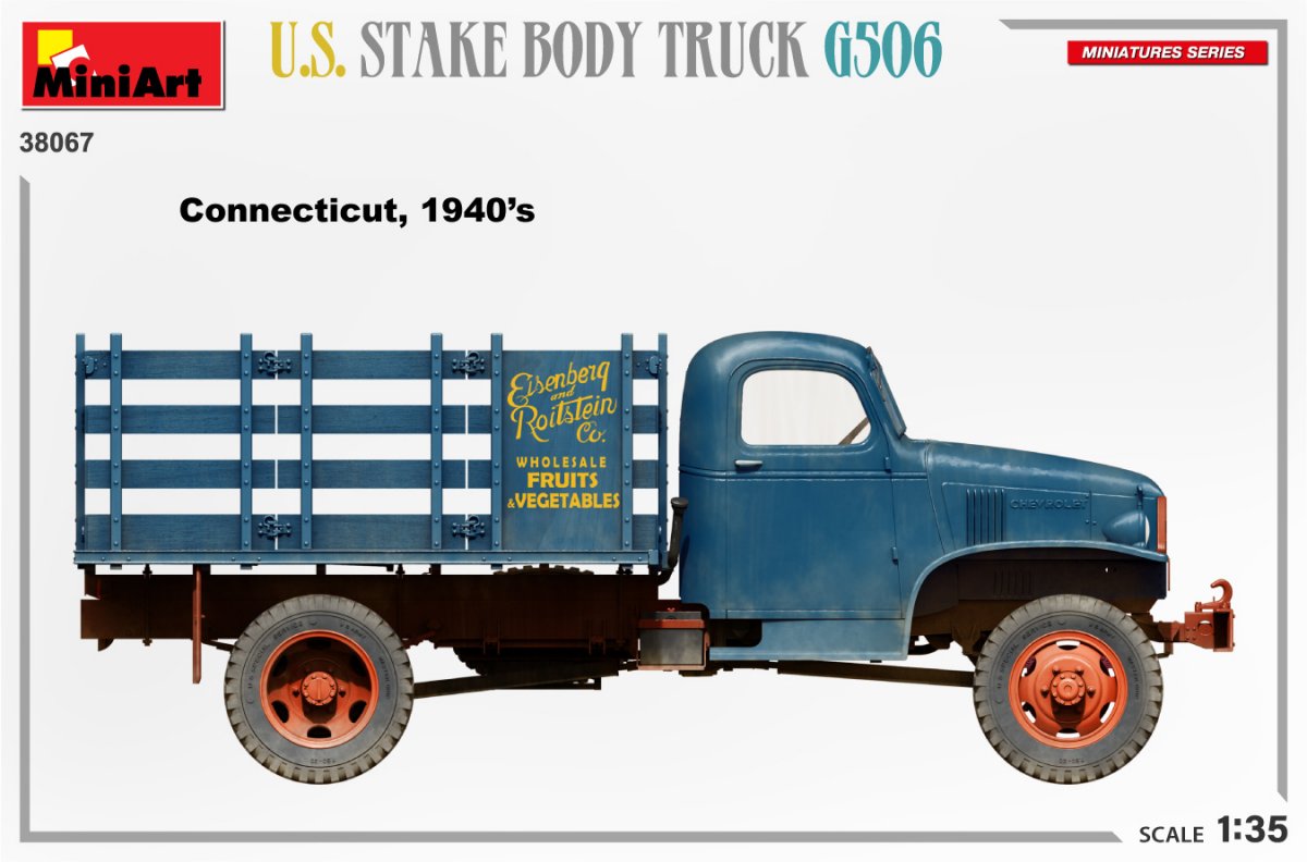 MiniArt 38067 U.S. STAKE BODY TRUCK G506 1/35 – zdjęcie 7