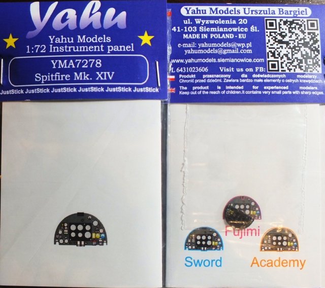 Yahu YMA7278 Spitfire XIV (Sword / Fujimi / Academy) 1/72
