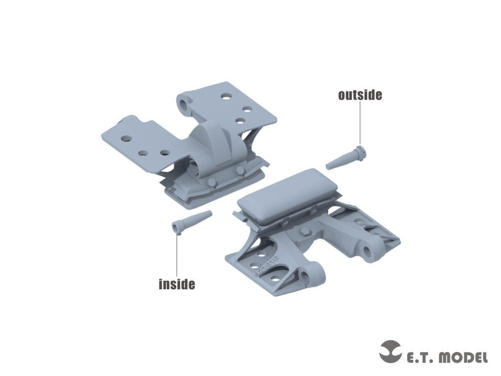E.T. Model P35-062 WWII German Sd.Kfz.9 18t FAMO Sagged front wheels and Workable Track 1/35 – Bild 3