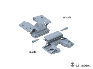 E.T. Model P35-062 WWII German Sd.Kfz.9 18t FAMO Sagged front wheels and Workable Track 1/35 – Bild 3