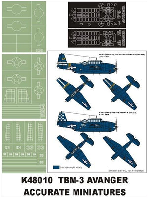 Montex K48010 TBM-3 Avenger 1/48