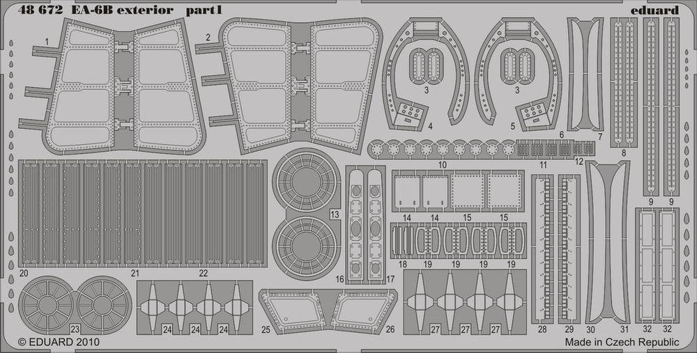 Eduard 48672 EA-6B exterior 1/48 Kinetic – Bild 2