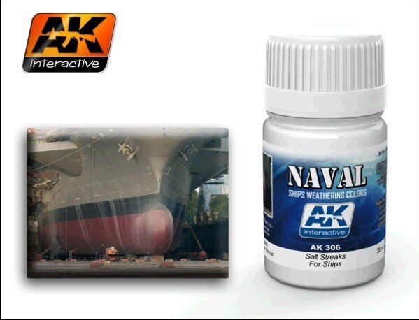 AK Interactive AK306 Salt Streaks pour navires