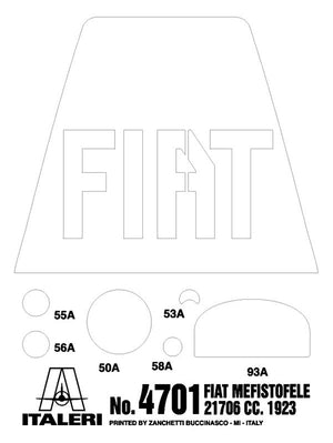 Italeri 4701 FIAT MEFISTOFELE 21706 cc (1/12) – image 22