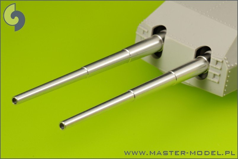 Master SM-200-006 German battleship Bismarck - main gun barrels - 38 cm (15in) SKC/34 (8 pcs) – zdjęcie 4