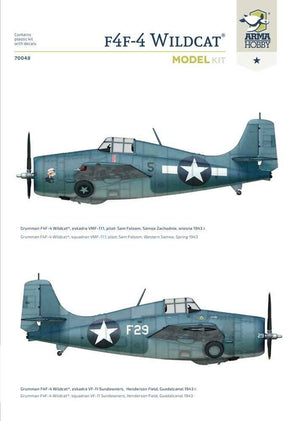 Arma Hobby 70048 F4F-4 Wildcat® Model Kit 1/72 – immagine 5