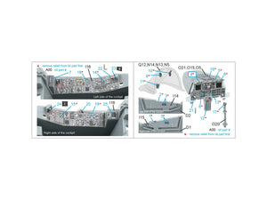 Quinta Studio QDS-48474 A-10C 3D-Printed coloured Interior on decal paper (GWH) (Small version) 1/48 – Bild 2