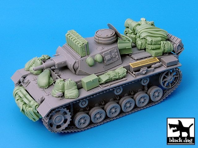 Black Dog T35030 Pz.Kpfw.III Ausf.N accessories set 1/35 – immagine 3