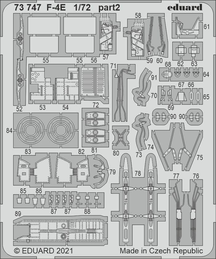Eduard 73747 F-4E FINE MOLDS 1/72 – image 2