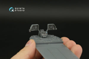 Quinta Studio QDS-48381 Mi-17 3D-Printed &amp;amp; coloured Interior on decal paper (AMK) (Small version) 1/48 – immagine 9