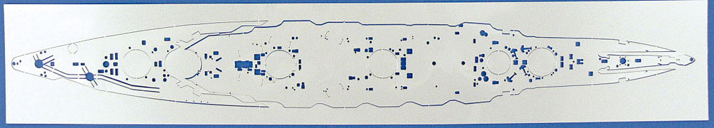 Aoshima 04990 Plastic deck sheet Fuso 1/700