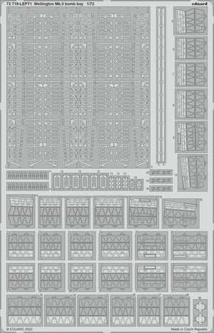 Eduard 72719 C-Wellington Mk. II bomb bay AIRFIX 1/72 – imagen 2