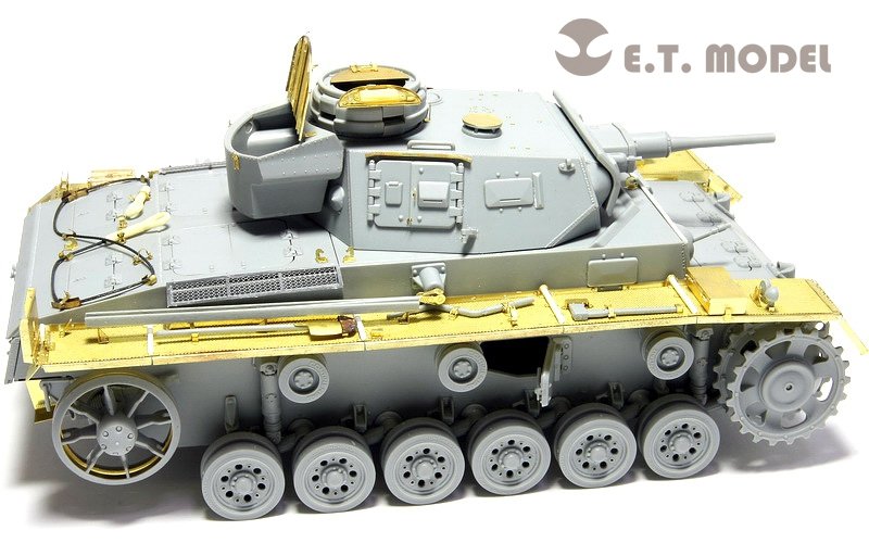 E.T. Model E35-030 WWII German Pz.Kpfw.III Ausf.J Basic (For DRAGON 6463/6394) 1/35 – Bild 3