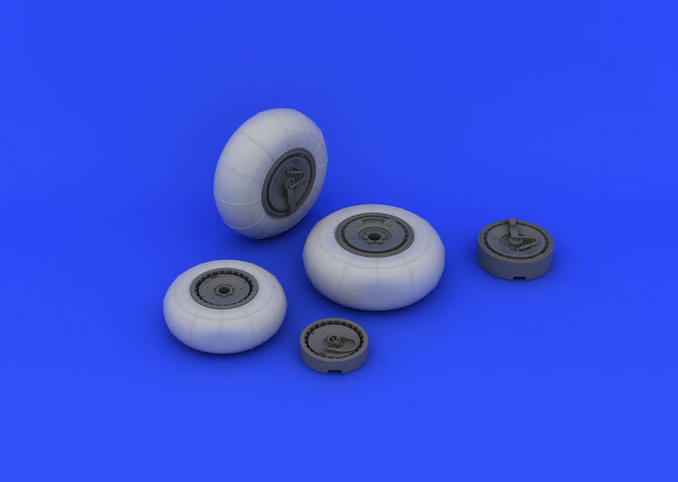 Eduard 632042 Do 335B wheels 1/32 (HONG KONG MODELS) – immagine 3