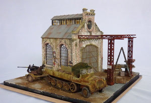 RT-Diorama 35292 Diorama-Base: &amp;quot;Railroad Shed&amp;quot; 1/35 – imagen 3