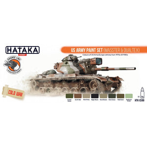 Kit de peinture Hataka HTK-CS99 US Army (MASSTER &amp;amp; DUALTEX) (8 x 17 ml) – image 2