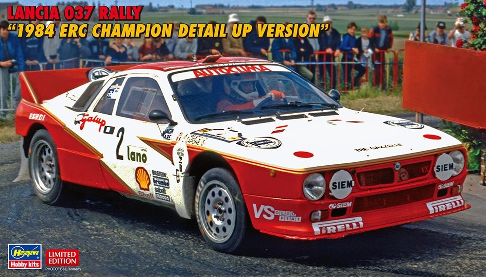 Hasegawa SP505 Lancia 037 Rallye « Version détaillée du champion ERC 1984 » 1/24