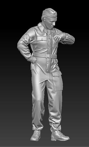 Glowel Miniatures 35008 WSS tank crew in overalls 1/35 – Bild 4