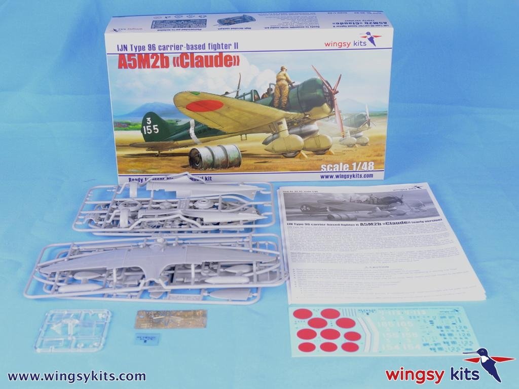 Maquette Wingsy D5-03 Chasseur embarqué IJN Type 96 II A5M2b « Claude » (première version) 1/48 – image 2