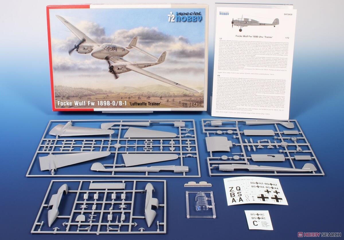 Special Hobby 72430 Focke Wulf Fw 189B-0/B-1 Luftwaffe Trainer 1/72 – immagine 3