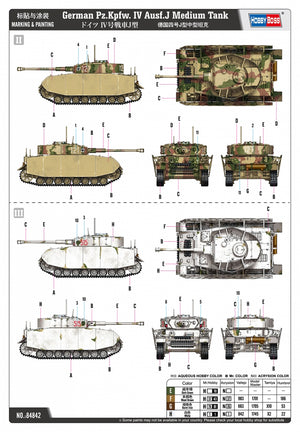 Hobby Boss 84842 German Pz.Kpfw. IV Ausf.J Medium Tank 1/48 – image 3