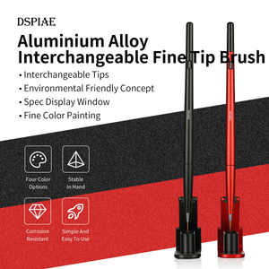 DSPIAE AT-FB03 Fine Brush With Replacable Point Tip - Grey / Precyzyjny pędzel z wymienną końcówką – immagine 2