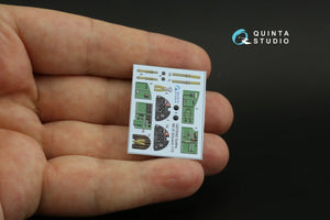Quinta Studio QD72042 Spitfire Mk.IX 3D-Printed &amp;amp; coloured Interior on decal paper (Eduard) 1/72 – immagine 4