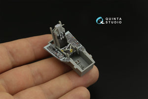 Quinta Studio QD48400 F-16C block 25 3D-Printed &amp;amp; coloured Interior on decal paper (Kinetic 2022 tool) 1/48 – zdjęcie 3