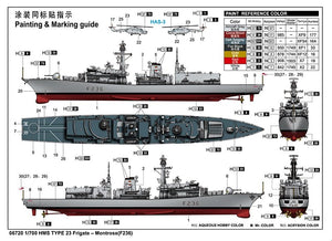 Trumpeter 06720 HMS TYPE 23 Frigate – Montrose (F236) 1/700 – immagine 2