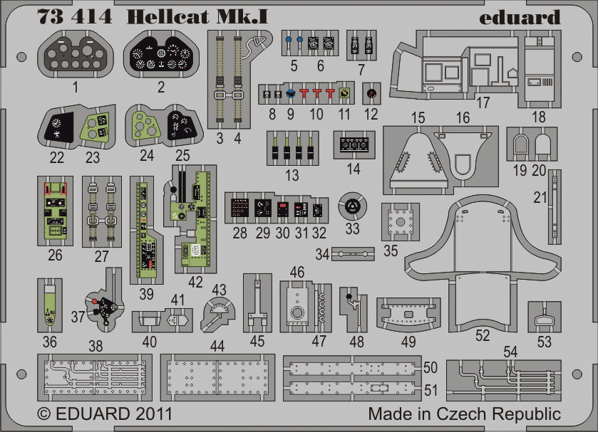 Eduard 73414 Hellcat Mk. I S. A. 1/72 EDUARD – immagine 2