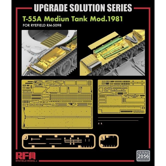 Rye Field Model 2056 T-55A Medium Tank Mod.1981 for RFM5098 - Upgrade Solution 1/35 – imagen 2