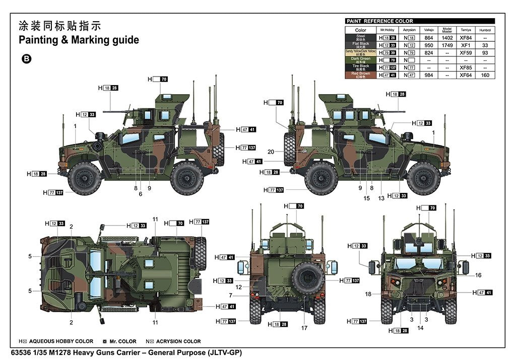 I Love Kit 63536 M1278 Heavy Guns Carrier – General Purpose (JLTV-GP) 1/35 – Bild 4