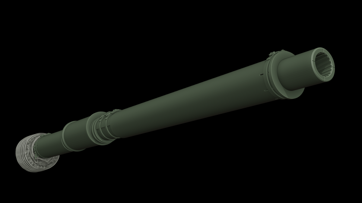 Panzer Art GB35-157 M68 Gun barrel with thermal sleeve for M60A3 and CM-11 “Brave Tiger” 1/35 – image 2