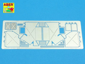 Aber 35A091 Boîtes arrière pour chars Panther et canon automoteur Jagdpanter (1/35)