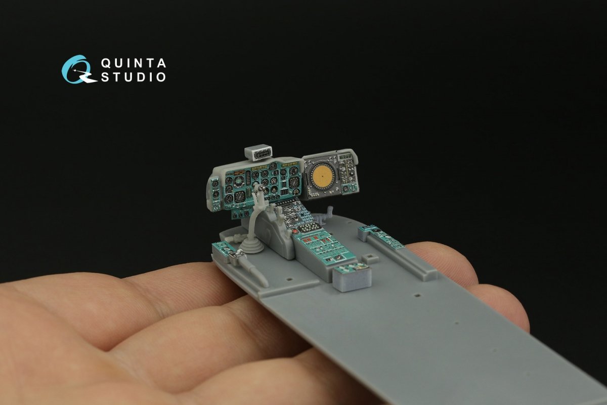 Quinta Studio QD+48357 Ka-27PL Military version 3D-Printed &amp;amp; colored Interior on decal paper (Hobby Boss) (with 3D-printed resin parts) 1/48 – image 14
