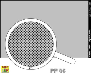 Aber PP06 Engrave plate (88 x 57mm) - pattern 06 – Bild 2