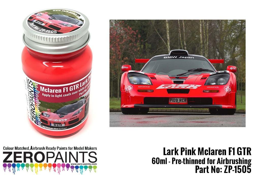 Zero Paints ZP-1505 Lark Pink - Mclaren F1 GTR Paint 60ml