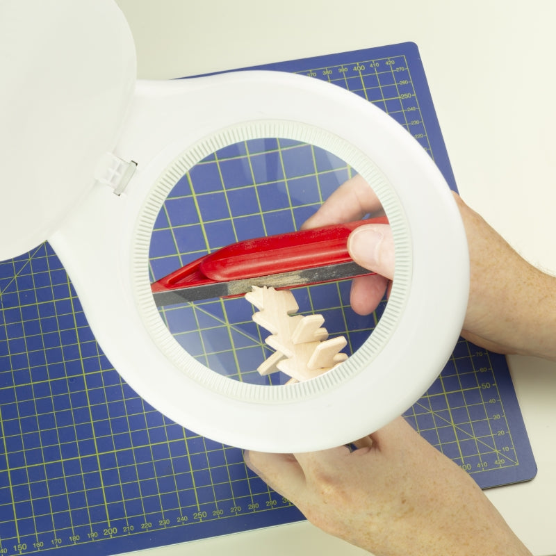 Lightcraft LC8066LED-EU Professional Long Reach LED Magnifier Lamp / Profesjonalna lampa powiększająca LED o długim zasięgu – zdjęcie 4
