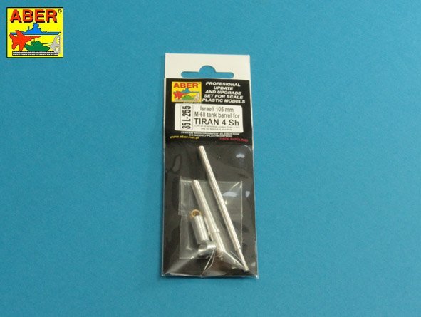 Aber 35L-255 Israeli 105 mm M-68 tank barrel for TIRAN 4 Sh 1/35 – immagine 4