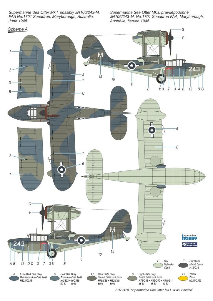 Special Hobby 72429 Supermarine Sea Otter Mk.I &amp;#39;WWII Service&amp;#39; 1/72 – immagine 2