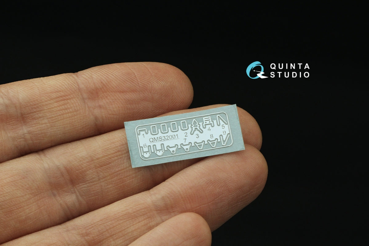 Quinta Studio QR+32033 WWII Luftwaffe fighter seatbelts (with metal buckles) (All kits) 1/32 – Bild 4