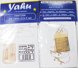 Yahu YMS7206 Fw 190 A-3/A-4 set (Tamiya / Zvezda) 1/72